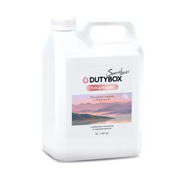 Гель для душа серии Dutybox Розовый перец и бергамот, 5 л.