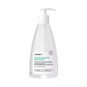Гель для интимной гигиены CLEANPLUS INTENSIVE REPAIR для ежедневного применения гипоаллергенный, 250 мл