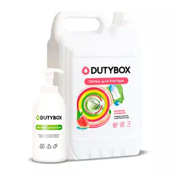 Гель Dutybox для мытья посуды "Dishes" Арбуз и зелёный чай, 5 л.