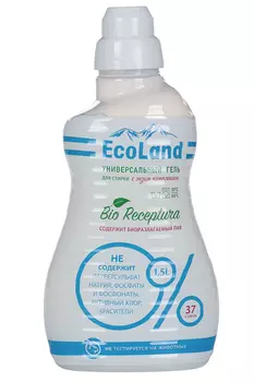 Гель EcoLand ЭКО BIO Receptura универсальный д/стирки 1,5 л