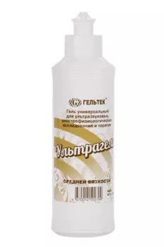 Гель Гельтек Ультрагель средней вязкости д/УЗИ/терапии, 250 мл