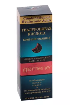 Гель Gemene гиалуроновая кислота, 10 мл