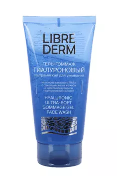 Гель-гоммаж Либридерм Гиалуроновый д/умывания ультрамягкий, 150 мл