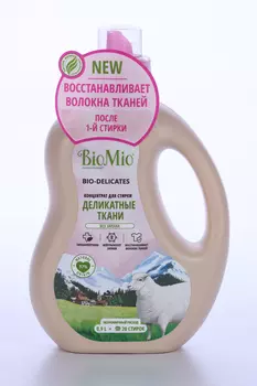Гель-концентрат д/стирки BioMio Bio-Delicates д/деликат тканей б/запаха 900 мл