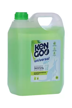 Гель-концентрат KENGOO ЭКО универсальный д/стирки белья 5 л, канистра