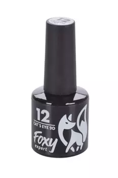 Гель-лак FOXY EXPERT CAT'S EYE 9D кошачий глаз д/ногтей N12 8 мл
