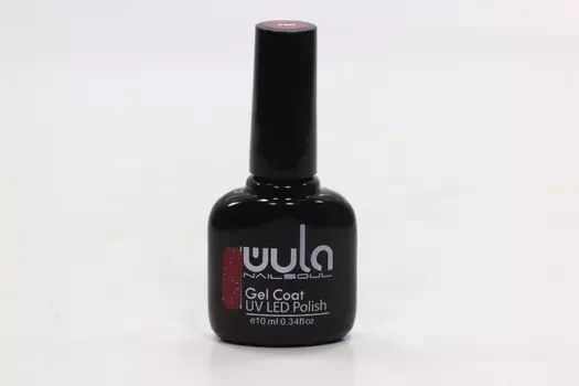 Гель-лак Wula nailsoul uv/тон 380 темно-малиновый с глиттером 10 мл