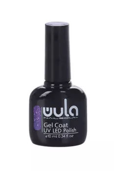 Гель-лак Wula nailsoul uv/тон 423 фиолетовый с искрящимися блестками 10 мл