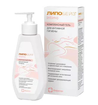 Гель Липобейз комплексный Интимо д/интимной гигиены, 200 мл