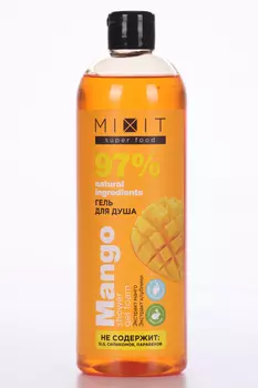 Гель MIXIT Super Food д/душа с экстрактом манго, 750 мл