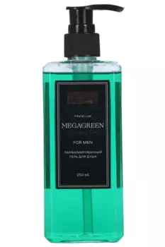 Гель Organic Men Megagreen парфюмированный д/душа, 250 мл