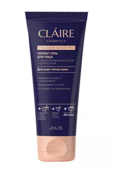 Гель-пилинг CLAIRE Cosmetics Collagen Active Pro д/лица, 100 мл
