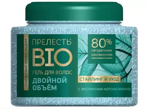 Гель Прелесть БИО д/волос двойной объем с экстрактом морских минералов, 250 мл