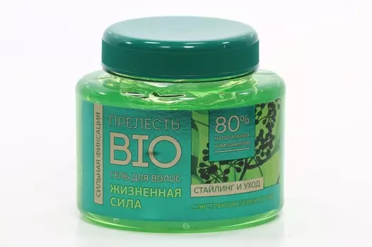 Гель Прелесть БИО д/волос жизненная сила с экстрактом зеленого чая, 250 мл