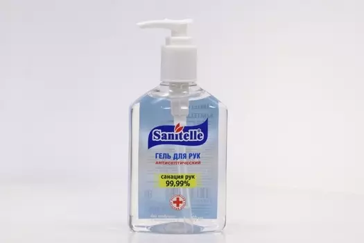 Гель Sanitelle д/рук антисептический с витамином Е без отдушки, 250 мл