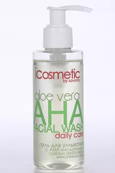 Гель SAVONRY с АНА-кислотами/соком алоэ вера д/умывания, 150 мл