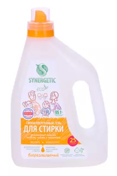 Гель Синергетик д/стирки деликатных тканей/шерсти/шелка/кашемира 1,5 л