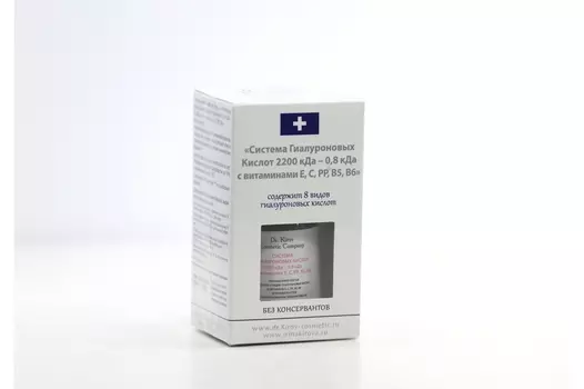 Гель Система Гиалуроновых Кислот 2200 кДа-0.8 кДа с вит E/C/PP/B5/B6, 30 мл