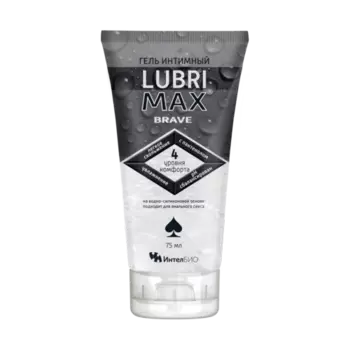 Гель-смазка Лубримакс Брейв интимный, 75 мл