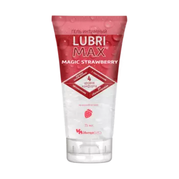 Гель-смазка Лубримакс Маджик интимный клубника (strawberry), 75 мл