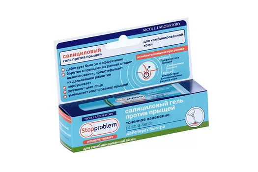Гель Стоппроблем Салициловый д/комб кожи, 15 мл