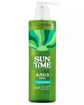 Гель Sun Time Алоэ увлажняющий и охлаждающий после солнца, 200 мл