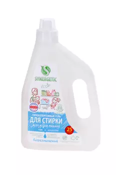 Гель SYNERGETIC Pure д/стирки всех видов тканей 1,5 л