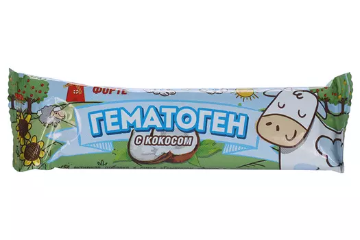 Гематоген Форте с кокосом, 40 г