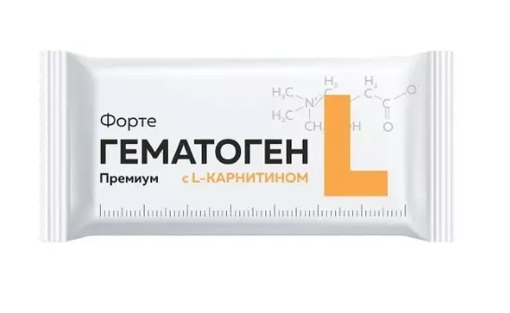 Гематоген Премиум Форте L-карнитином, 35 г