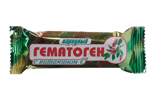 Гематоген с вит С, 40 г, плитки