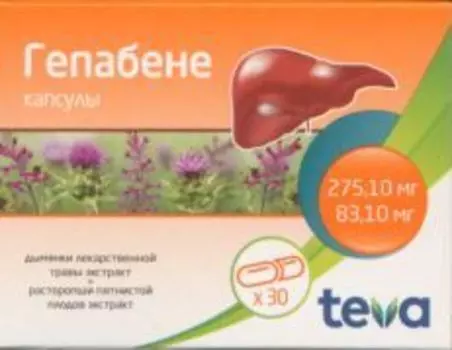 Гепабене, 30 шт, капсулы