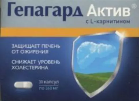 Гепагард Актив 360 мг, 30 шт, капсулы