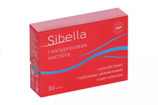 Гиалуроновая кислота Сибелла, 0,34 г, 30 шт, капсулы