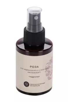 Гидролат Краснополянская косметика натуральный Роза д/норм и сух кожи омолаживающ, 100 мл