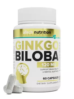 Гинкго Билоба aTech Nutrition, 60 шт, капсулы