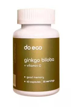 Гинкго билоба+витамин С do eco, 60 шт, капсулы