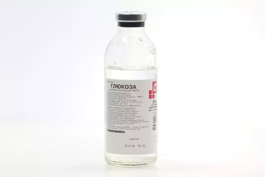 Глюкоза 10%, 200 мл, 24 шт, раствор для инфузий