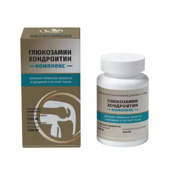 Глюкозамин-хондроитин комплекс, 60 шт, капсулы