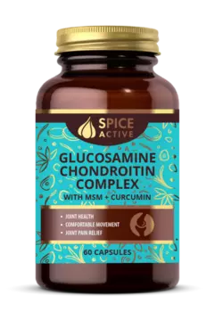 Глюкозамин Хондроитин Комплекс Спайс Актив с МСМ/куркумином, 60 шт, капсулы