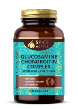 Глюкозамин Хондроитин Комплекс Спайс Актив с МСМ/куркумином, 120 шт, капсулы