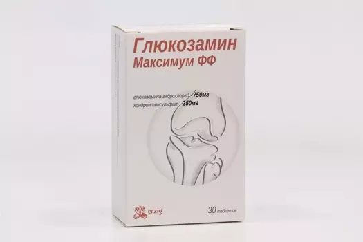 Глюкозамин Максимум ФФ, 1,2 г, 30 шт, таблетки