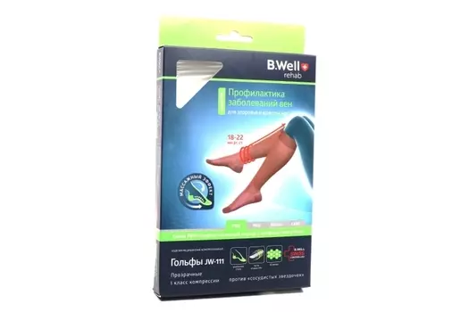 Гольфы B Well компр РRO 1компр JW-111 р3 натур