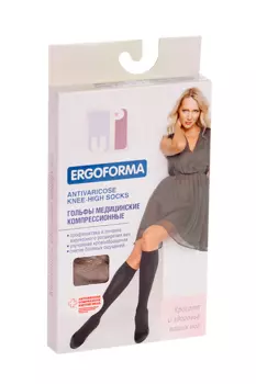 Гольфы ERGOFORMA 2 класс компр закр носок телесн р 6, (EU 322)