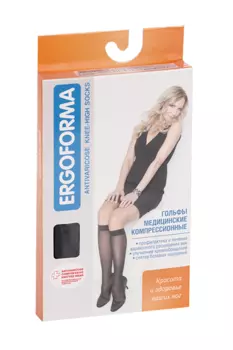 Гольфы ERGOFORMA компр 1 кл антиварикоз 18-21 мм рт ст р 6, (311)