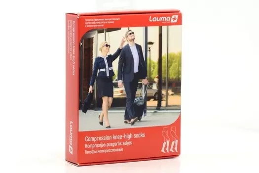Гольфы Лаума Медикал мед компресс плотн 1 класс р 2K, пара черн