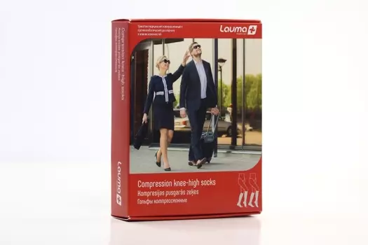 Гольфы Лаума Медикал мед компресс плотн 1 класс р 3K, пара черн