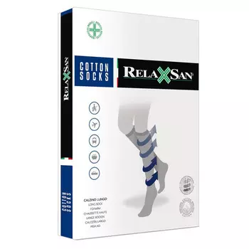 Гольфы Relaxsan Cotton Socks 1 кл комп 18-22 мм цв черн р 3, (820)