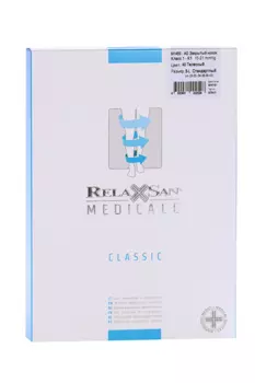 Гольфы RELAXSAN Классик 1 класс компрессии закрытый носик телесный р 3 L, (М1450)