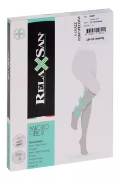 Гольфы RELAXSAN Microfiber 1 класс компрессии Gambaletto 140 ден 850М р 3, телесный