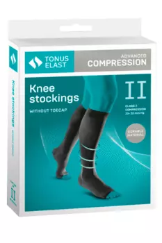 Гольфы Tonus Elast 0408 LUX 2 кл компр эласт б/мыск карамель р 2 (158-170 см), пара